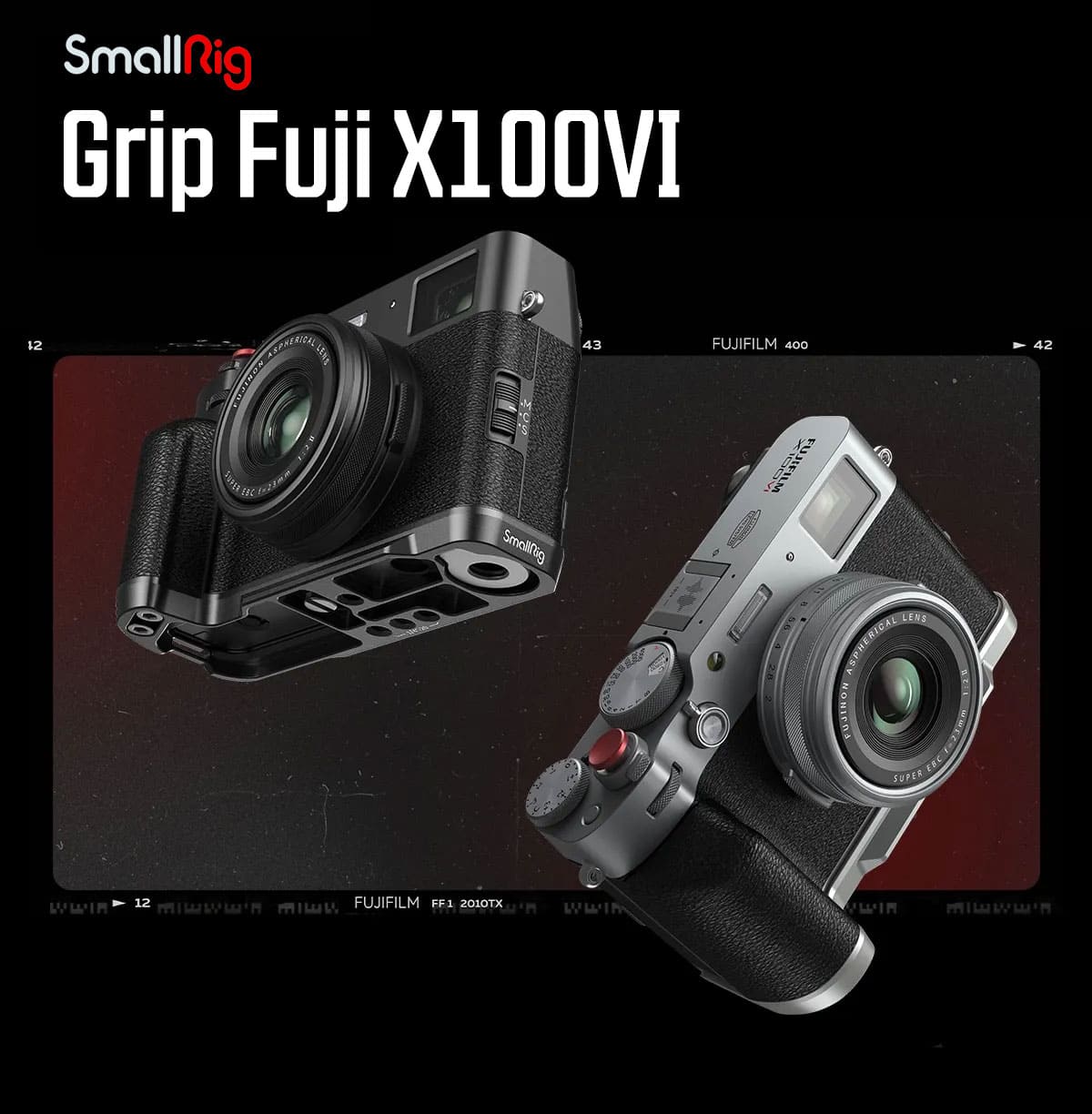 Grip Fuji X100VI สีดำ กริป SmallRig 4556