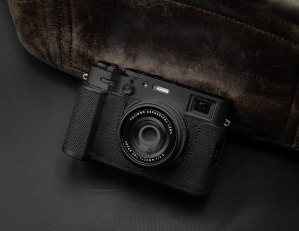 เคส Fuji X100VI Milicase สีดำ ฐานดำ Leather Case