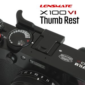ที่พักนิ้ว Fuji X100VI สีดำ Lensmate Thumb Rest Black