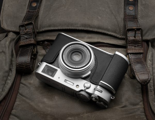 เคส Fuji X100VI Milicase สีดำ ฐานเงิน Leather Case