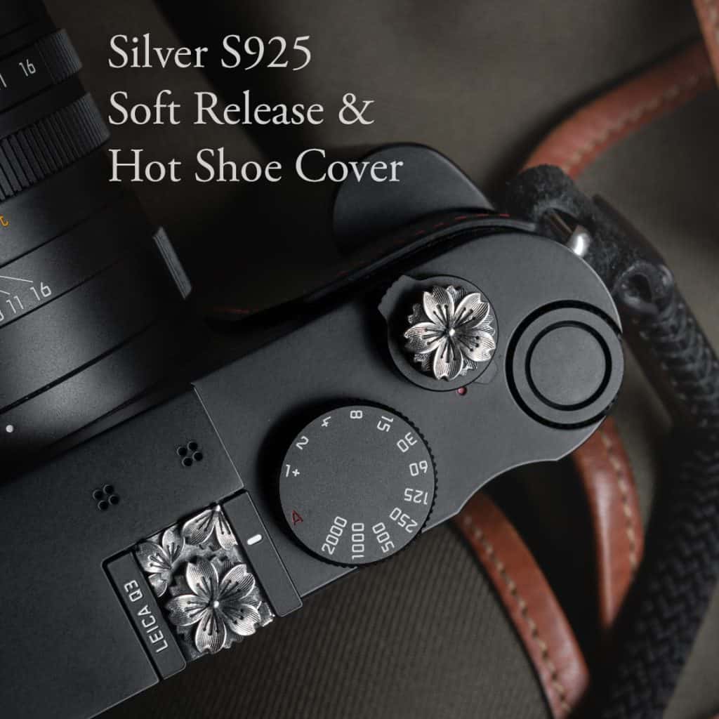 Hot Shoe Cover Silver S925 เงินแท้ ตัวปิดช่องแฟลชลายดอกไม้ Flower