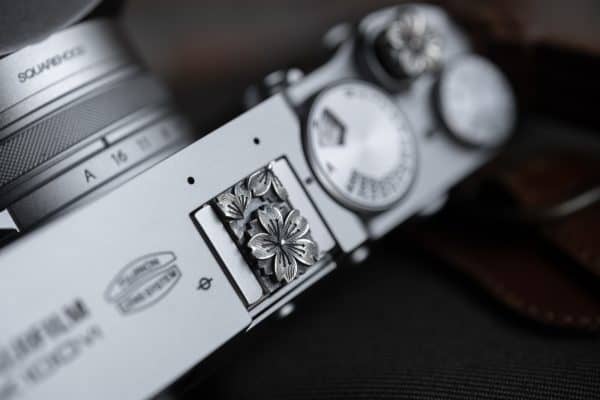 Hot Shoe Cover Silver S925 เงินแท้ ตัวปิดช่องแฟลชลายดอกไม้ Flower