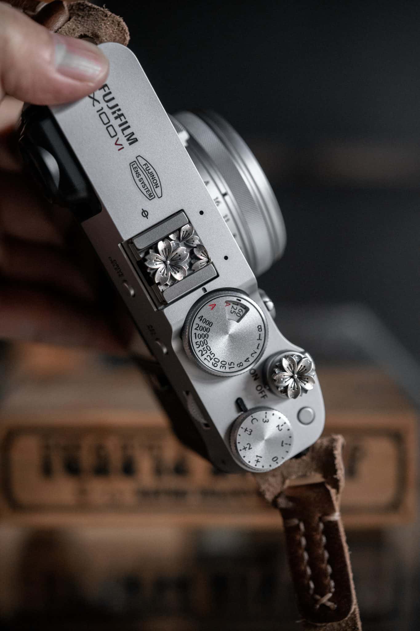 Hot Shoe Cover Silver S925 เงินแท้ ตัวปิดช่องแฟลชลายดอกไม้ Flower