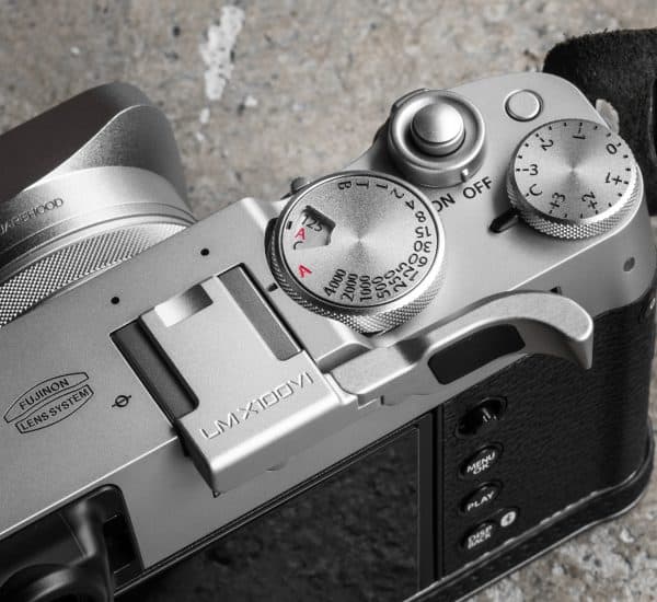 ที่พักนิ้ว Fuji X100VI สีเงิน Lensmate Thumb Rest Silver