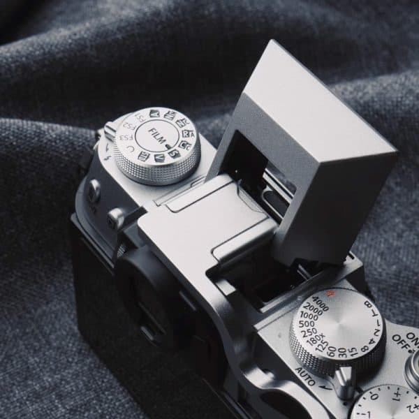 ที่พักนิ้ว Fuji XT50 สีเงิน Thumb Rest Silver
