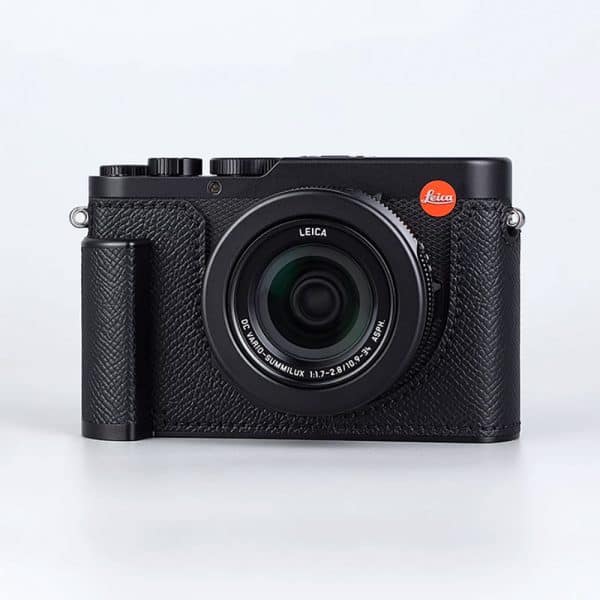 เคส Leica D-LUX8 สีดำ Milicase มีกริป Genuine Leather Case