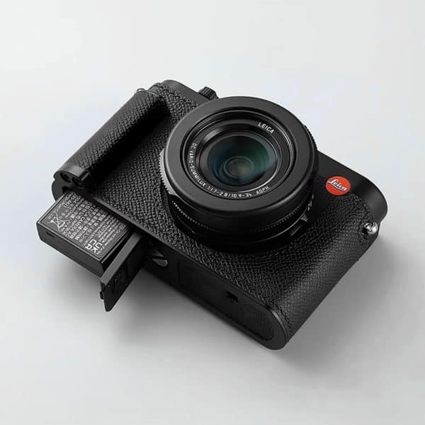 เคส Leica D-LUX8 สีดำ Milicase มีกริป Genuine Leather Case
