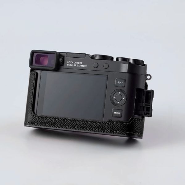 เคส Leica D-LUX8 สีดำ Milicase มีกริป Genuine Leather Case