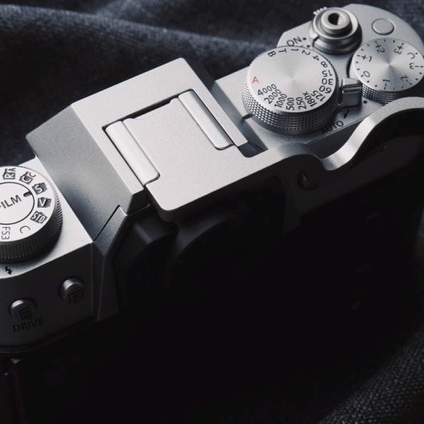 ที่พักนิ้ว Fuji XT50 สีเงิน Thumb Rest Silver