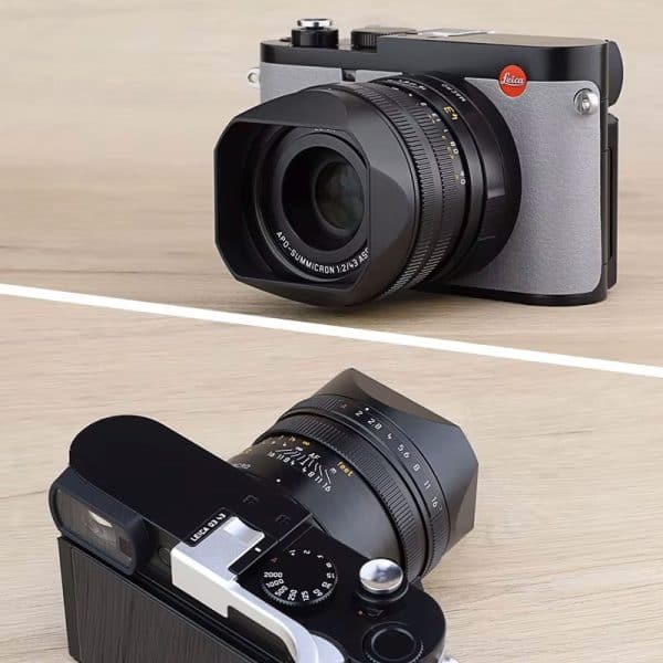 ฮูดเหลี่ยม Leica Q3 43 จาก Haoge LH-LQ343 สีดำ