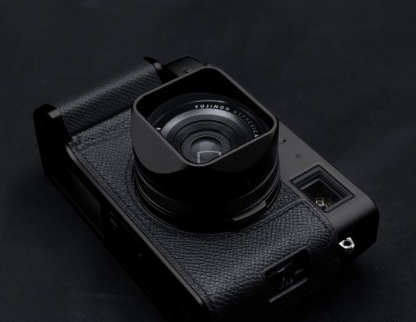 Squarehood X100 Glass Clear เลนส์ฮูด Fuji X100 series Black สีดำ