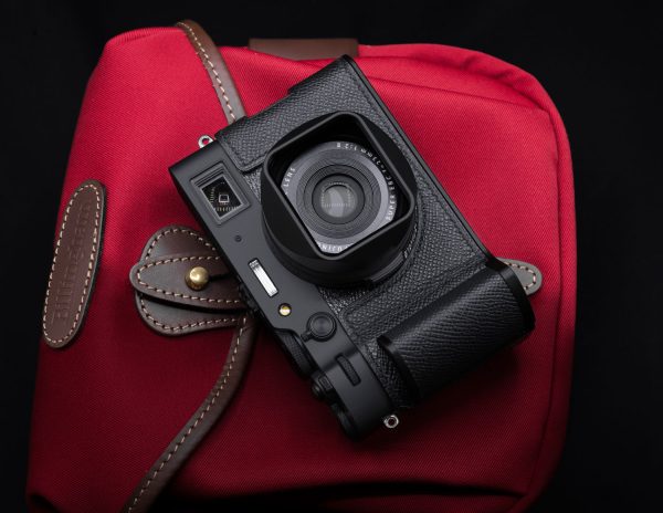 Squarehood X100 Glass Clear เลนส์ฮูด Fuji X100 series Black สีดำ