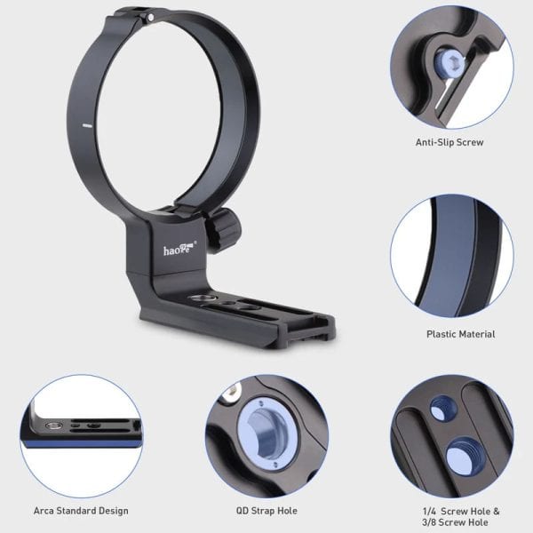 Lens Collar Nikon Z 180-600 f5.6-6.3 VR จาก Haoge LMR-Z186