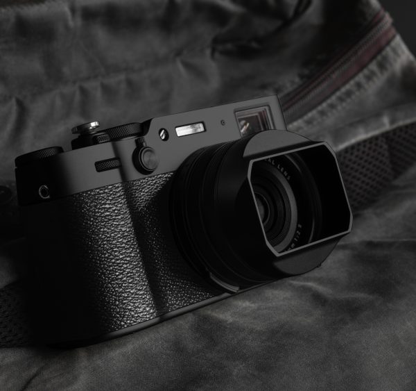 YC Onion ฮูดเหลี่ยม Fuji X100VI สีดำ พร้อมฝาปิดเลนส์