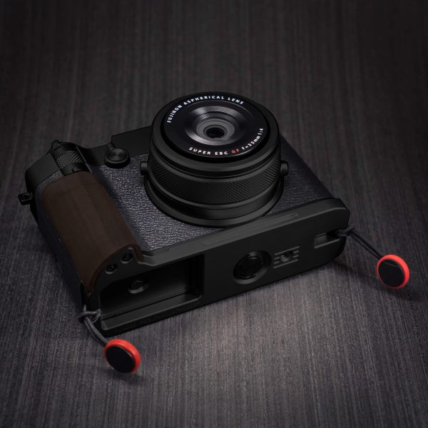 กริปไม้ Fuji GFX100RF ฐานดำ Wood Grip Ebony