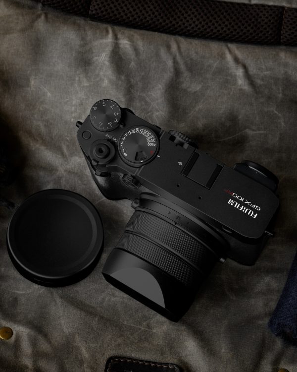 ฮูด Fuji GFX100RF สีดำ Haoge Hood พร้อมฝาปิด