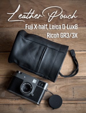 Leather Pouch ซองหนัง Fuji X Half Leica D-LUX8 Ricoh GRIII GRIIIX Mr.Stone