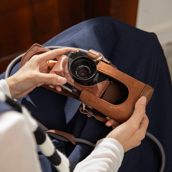 เคส Fuji X-Half สีน้ำตาล Leather Case SmallRig 5218