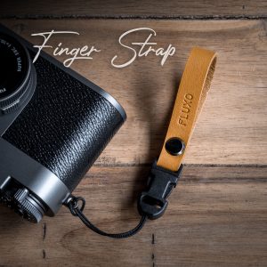 สายคล้องนิ้วหนังแท้ Fluxo สี Yellow Mastard Finger Strap
