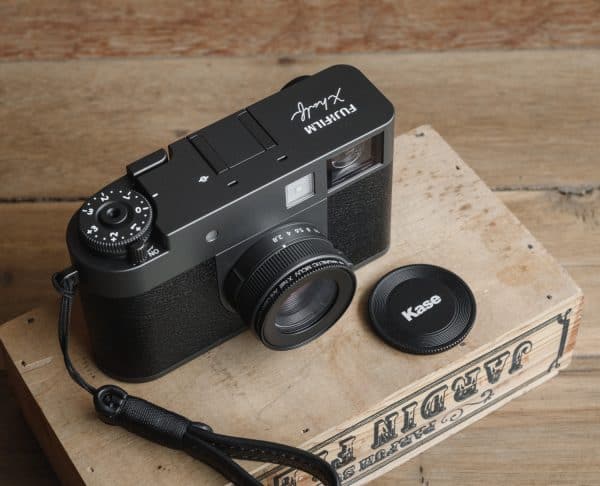 ฟิลเตอร์ Fuji X Half พร้อมฝาครอบ สีดำ Magnetic UV Filter + Lens Cap จาก Kase