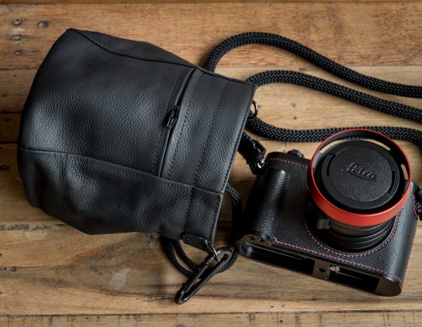 Leather Pouch ซองหนัง Fuji X100VI GFX100RF Leica Q3 Mr.Stone Large