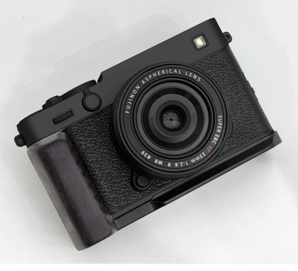 กริปไม้ Fuji XE5 ฐานดำ Hand Grip จาก MostTap