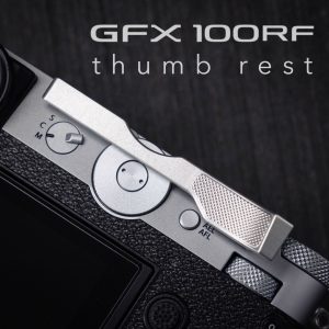 Thumb Rest Fuji GFX100RF สีเงิน จาก Yuwood