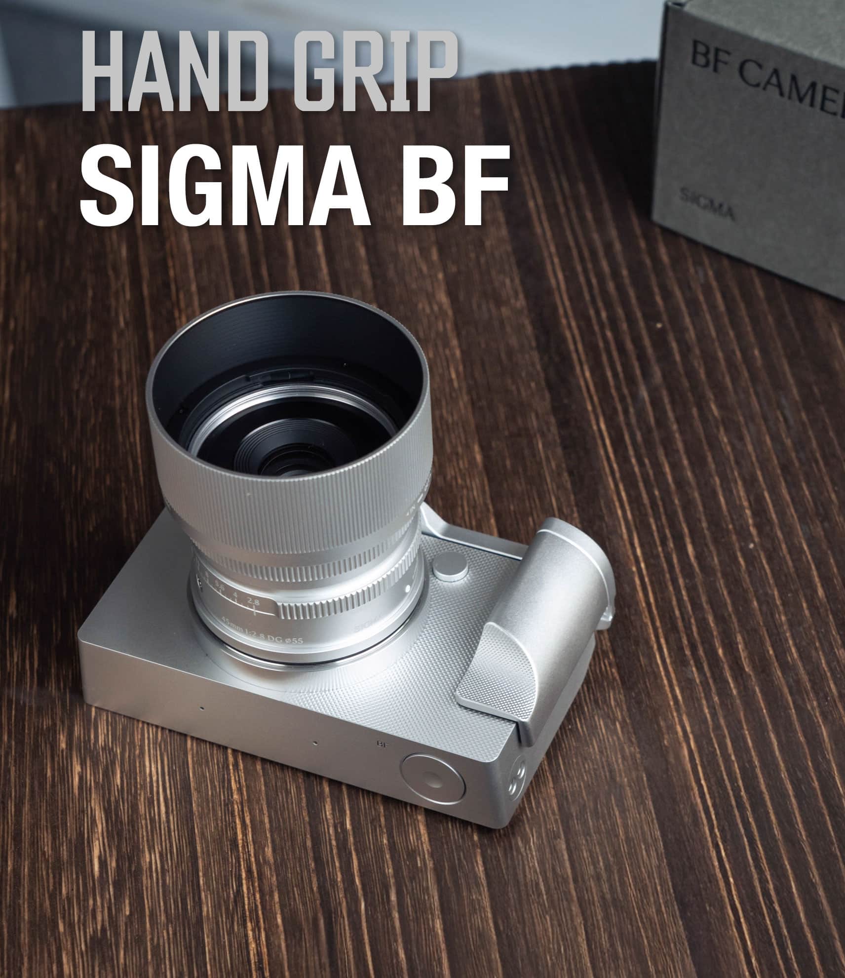 กริป Hand Grip Sigma BF สีเงิน Silver