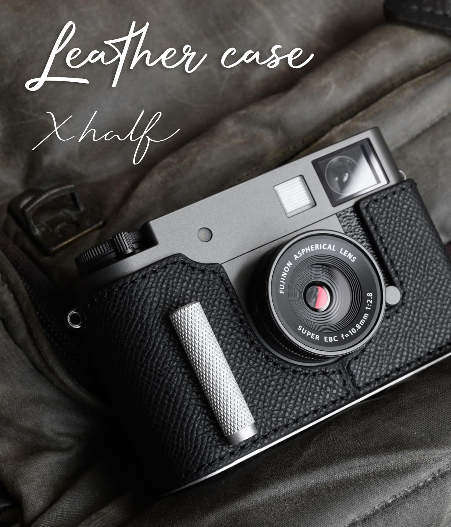 Case Fuji X Half สีดำ จาก Mr.Stone