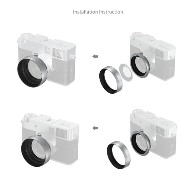 ฮูด Fuji X-Half สีเงิน Hood SmallRig 5393
