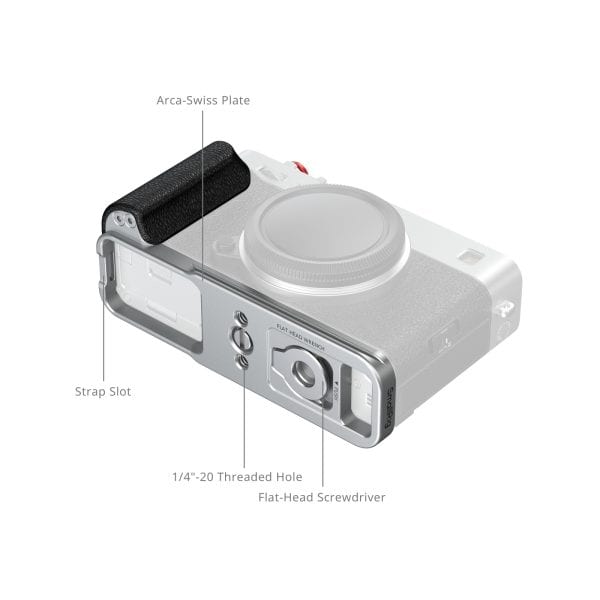 Grip Fuji XE5 สีเงิน กริป SmallRig 5447
