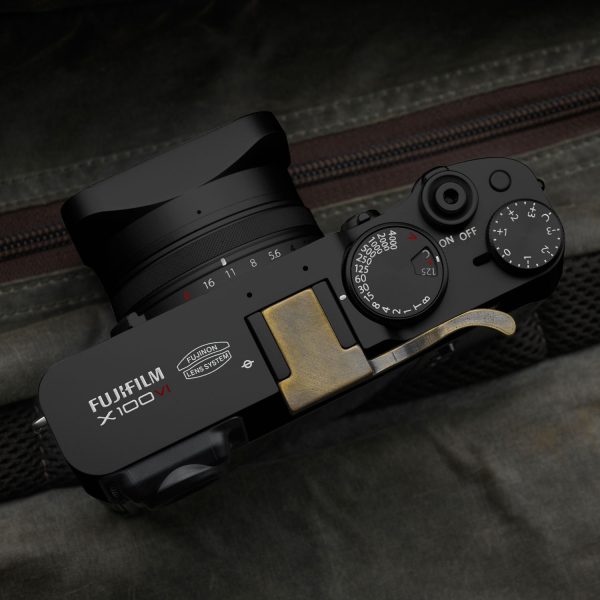 Thumb Rest Fuji X100VI Vintage Brass ทองเหลืองรมดำ จาก MostTap