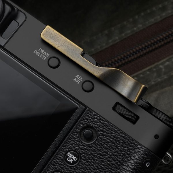 Thumb Rest Fuji X100VI Vintage Brass ทองเหลืองรมดำ จาก MostTap