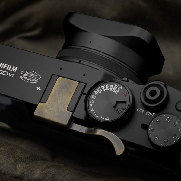 Thumb Rest Fuji X100VI Vintage Brass ทองเหลืองรมดำ จาก MostTap