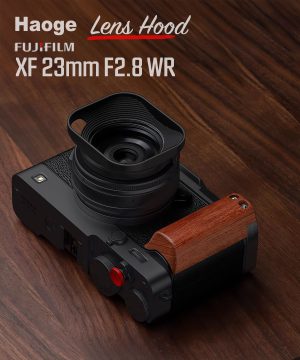 Hood Fuji 23mm F2.8 WR สีดำ ฮูด Haoge LH-M36B