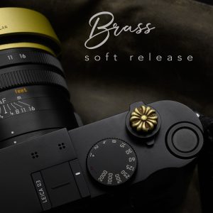 Knight Brass Soft Release Button ปุ่มชัตเตอร์ทองเหลืองลายอัศวิน