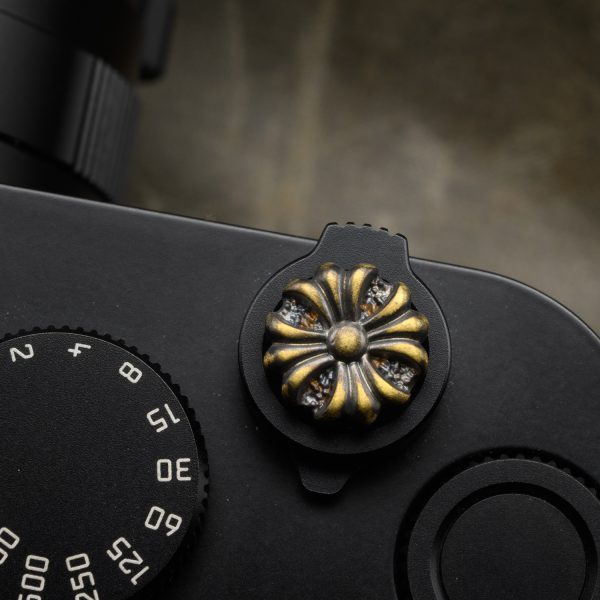 Knight Vintage Brass Soft Release Button