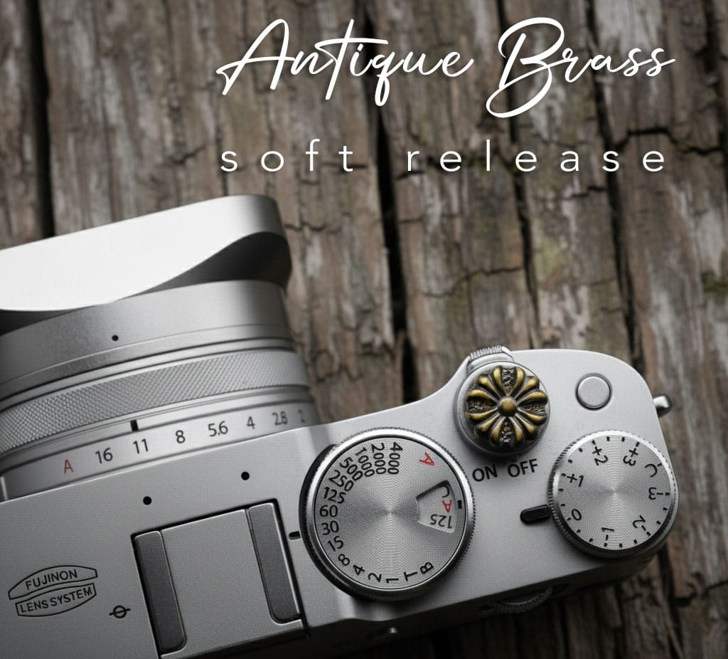 Knight Vintage Brass Soft Release Button