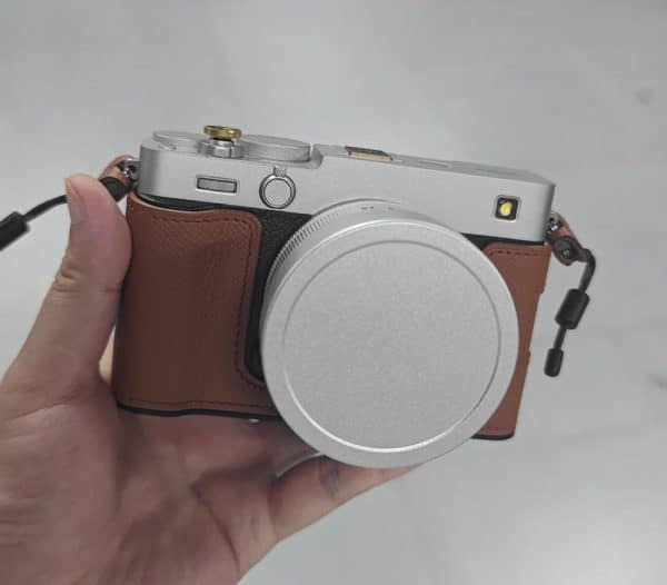 ฮูด Fuji 23mm F2.8 WR สีเงิน Square Hood จาก MostTap