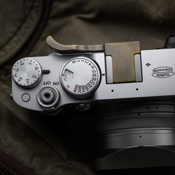 Thumb Rest Fuji X100VI Vintage Brass ทองเหลืองรมดำ จาก MostTap