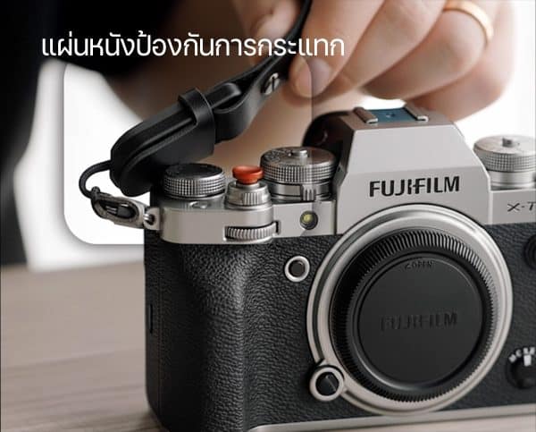 สายคล้องกล้อง หนังแท้ Fluxo สีดำ Black พร้อมหัวต่อปลดเร็ว