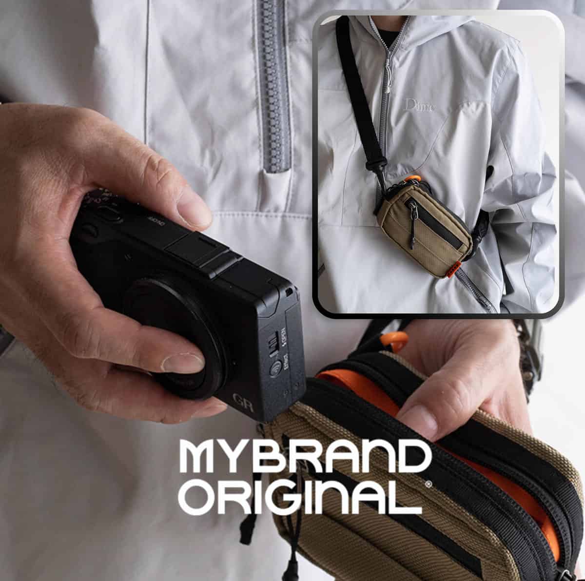 Pouch ซองกล้อง ขนาดเล็ก MyBrandOriginal Ricoh GRIV GRIII Fuji X-HALF