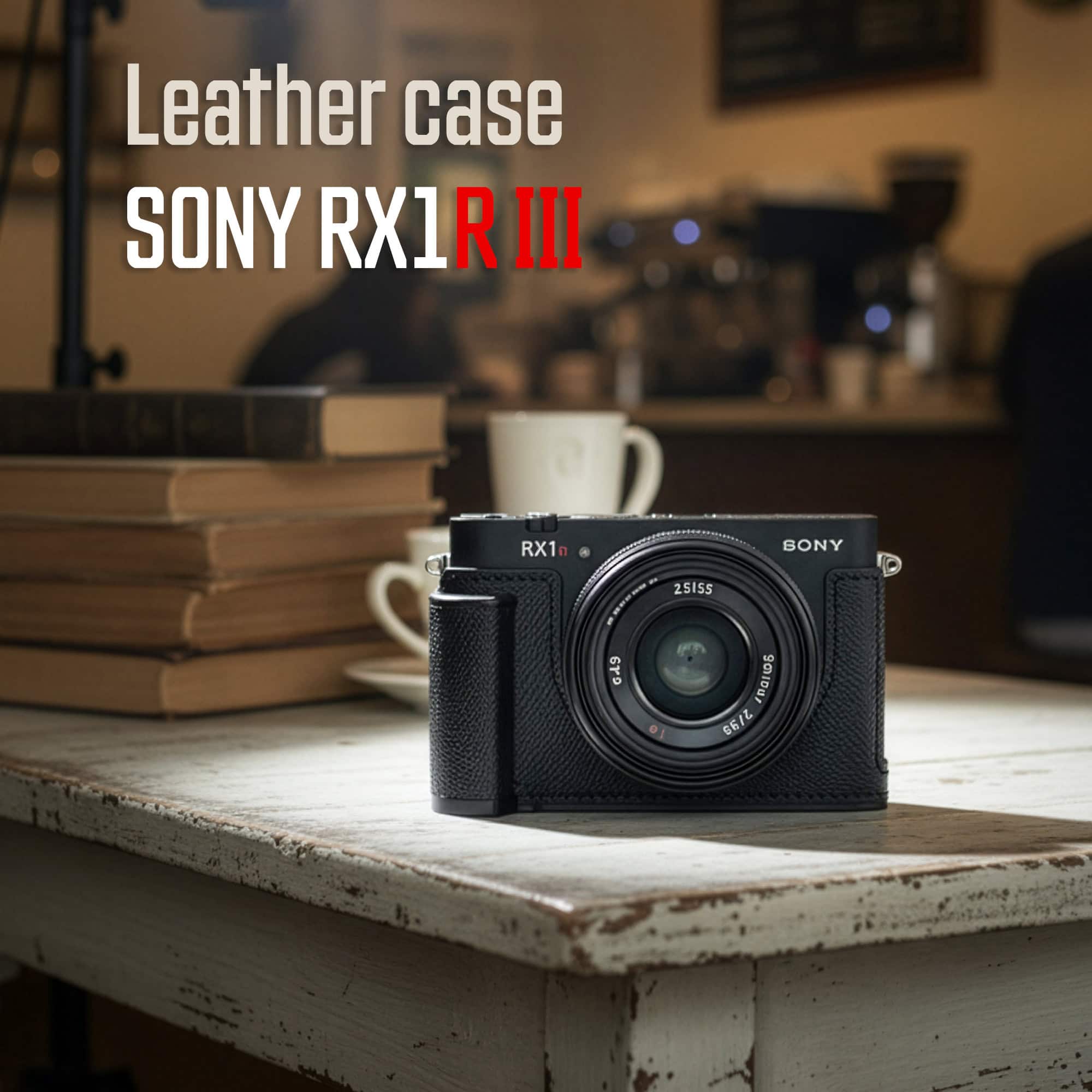 เคส SONY RX1R III Milicase สีดำ Leather Case SONY RX1RIII