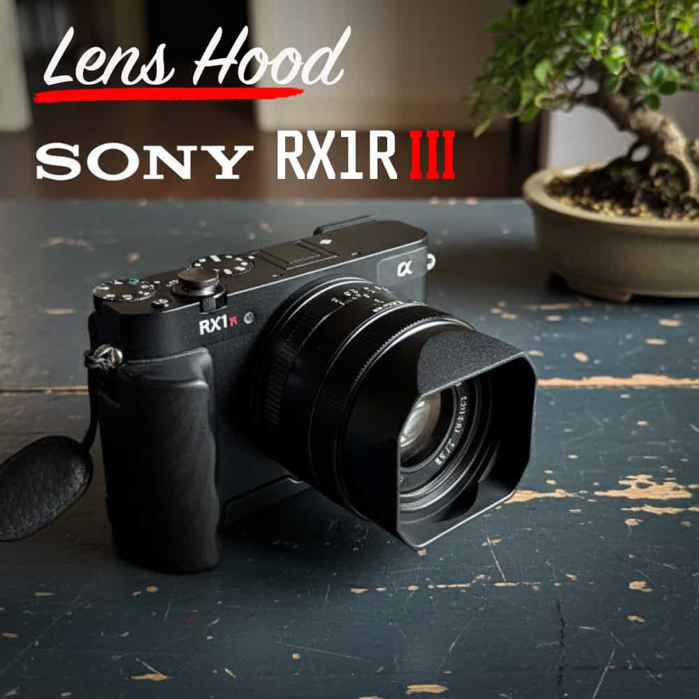 ฮูดเหลี่ยม Sony RX1RIII FE 55mm F1.8 FE 35mm F2.8 E 24mm F1.8 Haoge LH-RX1B
