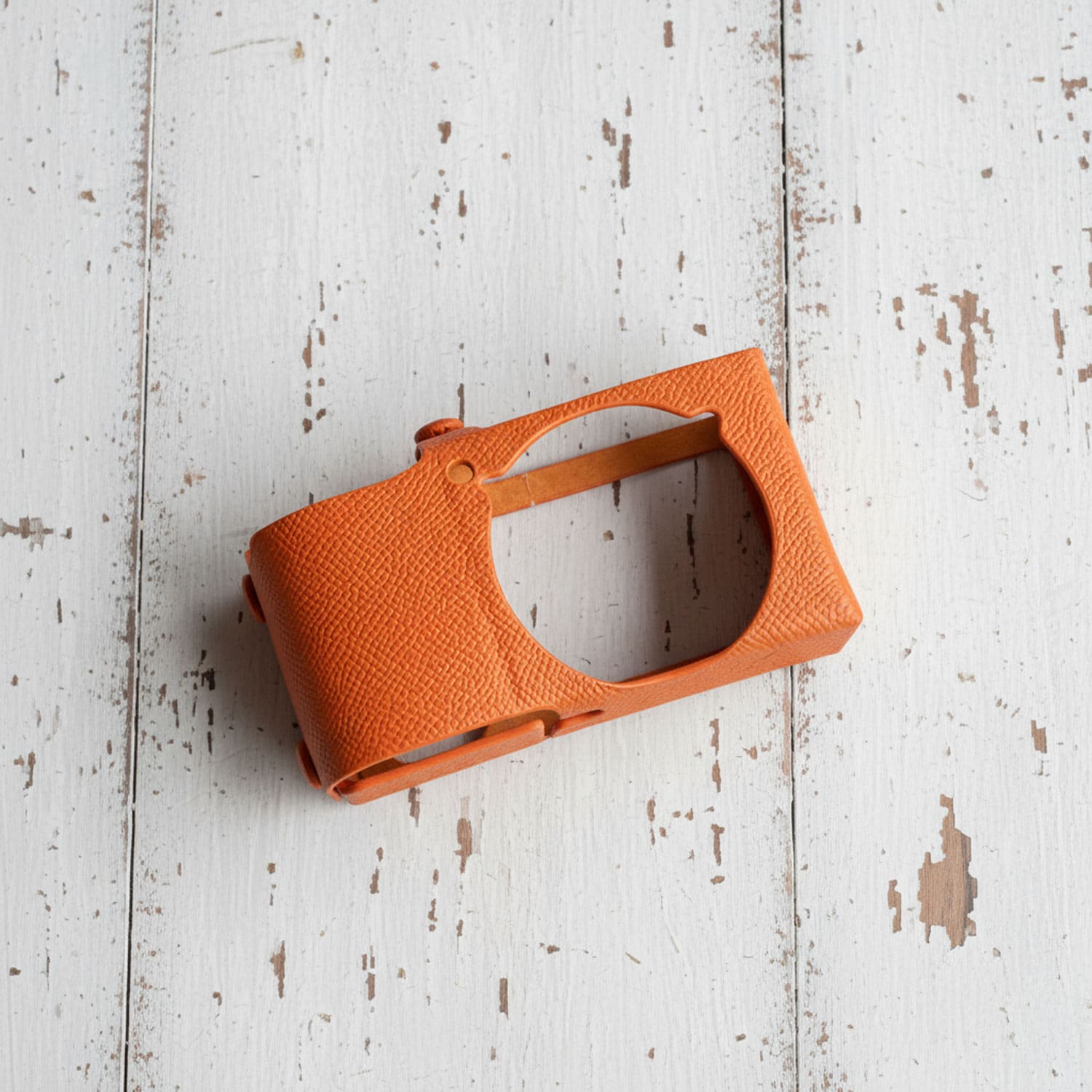 เคสหนัง Ricoh GRIV GR4 สีส้ม จาก Cam-in Leather Case