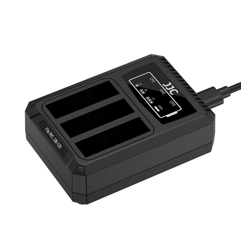 ที่ชาร์จแบต RICOH DB120 for Ricoh GRIV GR4 จาก JJC DCH-DB120TC