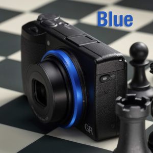 RICOH GRIV Ring Blue แหวนกล้อง Ricoh GR4 สีน้ำเงิน จาก Larry Gadget