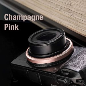 RICOH GRIV Ring Champagne Pink แหวนกล้อง Ricoh GR4 สีแชมเปญ จาก Larry Gadget