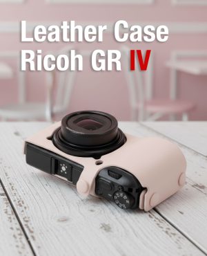 เคสหนัง Ricoh GRIV GR4 สีชมพู จาก Cam-in x Larry Gadget Leather Case