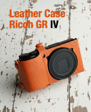 เคสหนัง Ricoh GRIV GR4 สีส้ม จาก Cam-in Leather Case